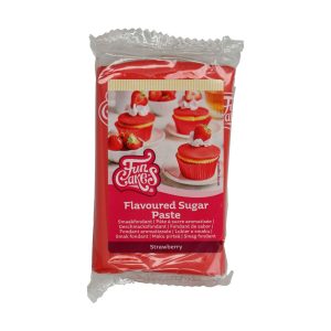 FunCakes Flavoured Fondant Strawberry 250g