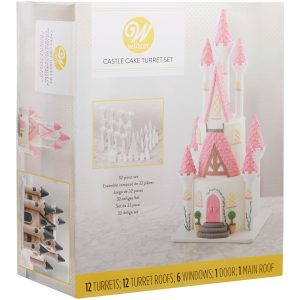 21 Wilton Romantic Castle Cake / Schloß / Burg Set