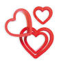 Ausstecher - SET 4 Herzen