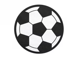 20 Servietten Fußball, 13,5cm