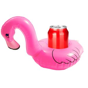 30 Getränkehalter schwimmender Flamingo zum Aufblasen - 2 Stück