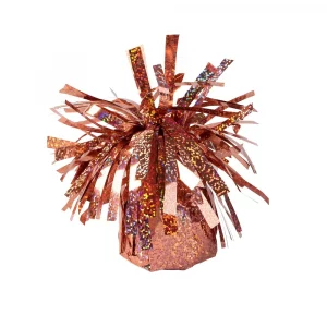 Ballongewicht Folie "rosegold" Holo