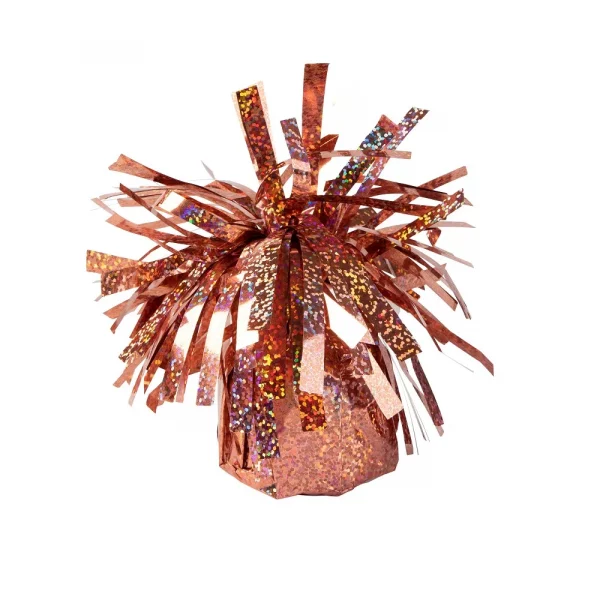 Ballongewicht Folie "rosegold" Holo