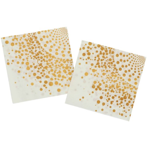 Unbenannt Luxury Gold Servietten 33x33cm - 16 Stück