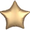 Standard Metallic Gold Folienballon Stern 43cm