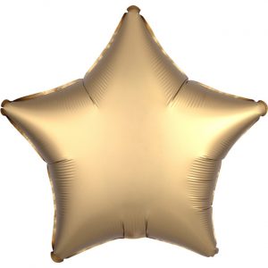 Standard Metallic Gold Folienballon Stern 43cm