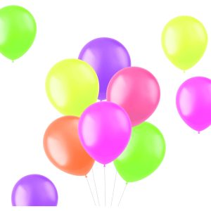 Ballons Bright Neons 30cm – 10 Stück