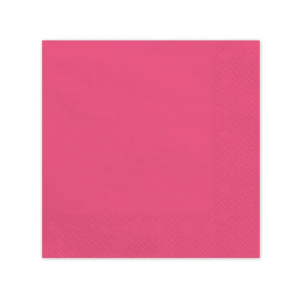 20 Servietten pink 33 x 33 cm