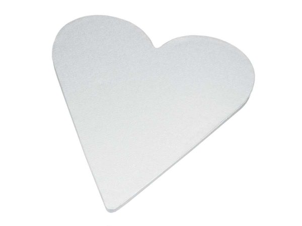 Cake-Masters Cakeboard Herz 35cm silber