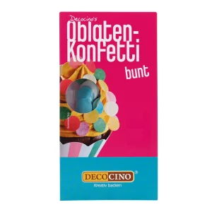DECOCINO Buntes Oblaten Konfetti