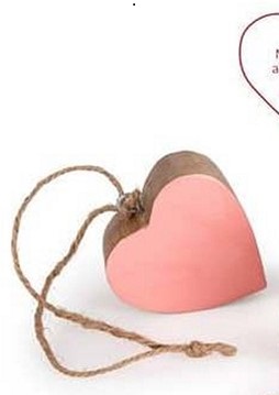 Trendhaus Schlüsselanhänger Holzherz