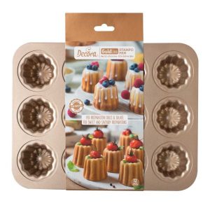 Decora Cannelé -Form mit Roségoldlinie