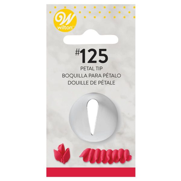 Wilton Decorating Tip #125 Spritztülle Blütenblatt