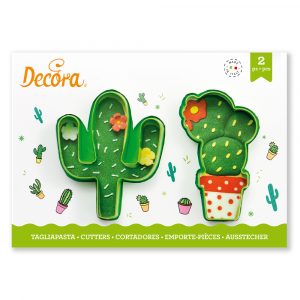 Decora Ausstechform Kaktus + Kaktustopf