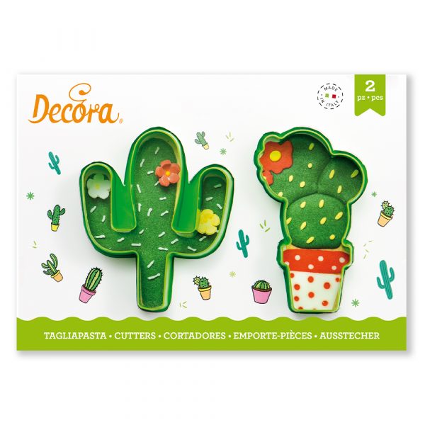 Decora Ausstechform Kaktus + Kaktustopf