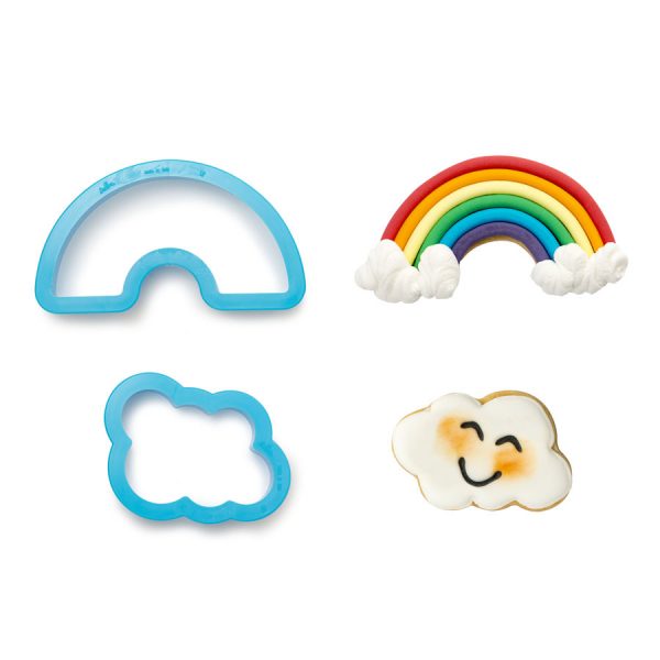 Keksausstecher Regenbogen/ Wolke