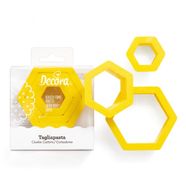 Ausstecher - SET 3 Hexagon