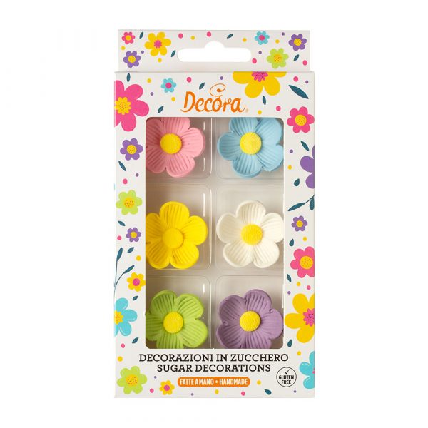 Decora große Zuckerblumen