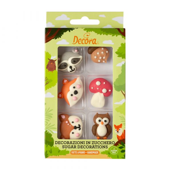 Decora Waldtiere aus Zucker