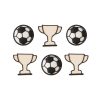 Decora Fußballschuhe und Pokale