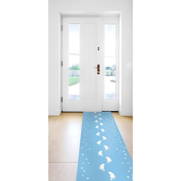 Baby Geburt Läufer / Teppich Blau - 2,5 Meter