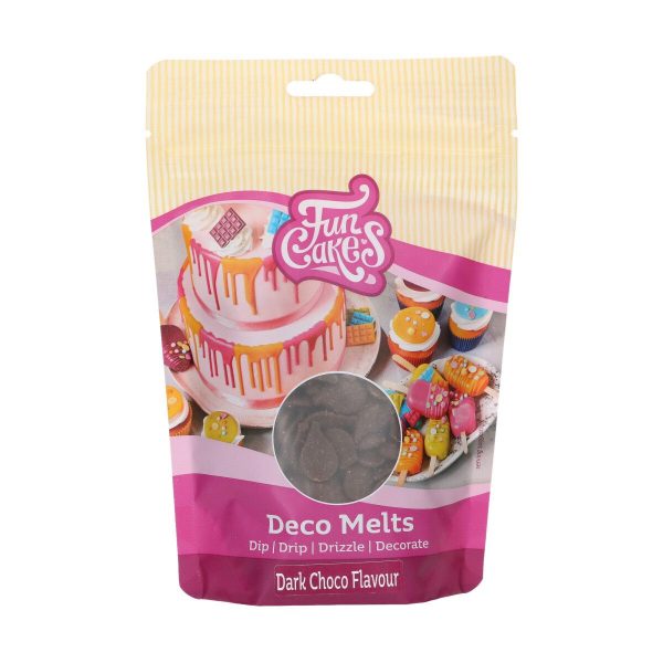 FunCakes Deco Melts - Dunkler Schoko-Geschmack - 250g