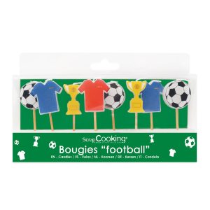 ScrapCooking Kerzen Football Set/ 8
