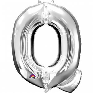 Folienballon Air-Filled "Q" silber