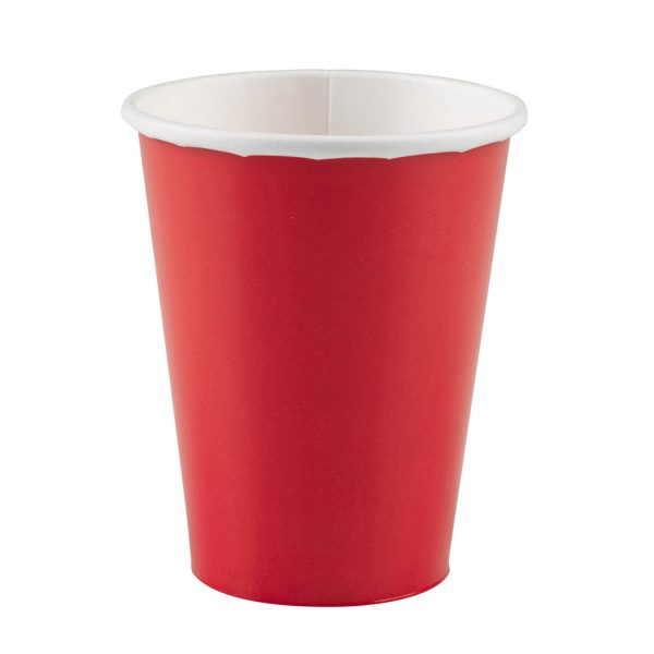8 Becher Rot 266ml