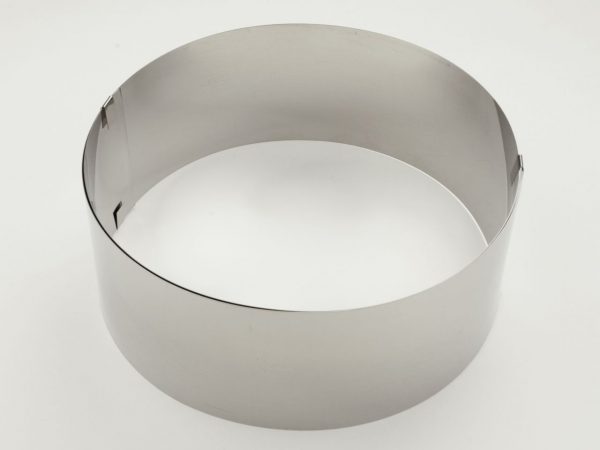 Cake-Masters Tortenring verstellbar 8cm hoch