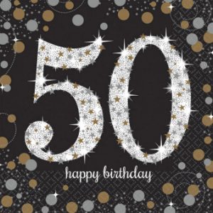Servietten 50 Sparkling Celebration