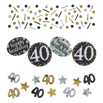 Konfetti 40 Sparkling Celebration Gold