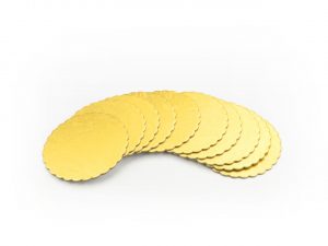 Cake-Masters Cakeboard 10cm gold 10 Stück