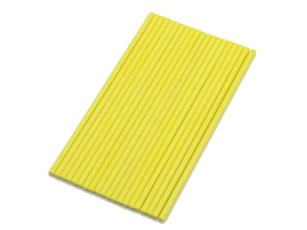 11823_CM118230 Cake-Masters Stiele für Lollis 20 Stück 15cm gelb