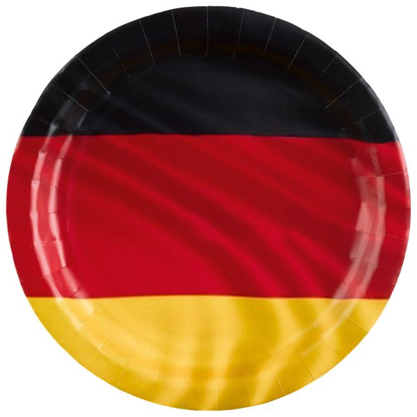 8 Teller Deutschland 23cm