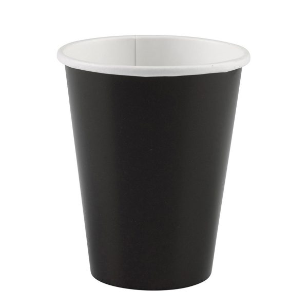 8 Becher schwarz 237ml
