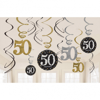 Deko-Spiralen 50 Sparkling Celebration