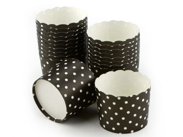 Cake-Masters Cupcake Cup groß schwarz 20 Stück