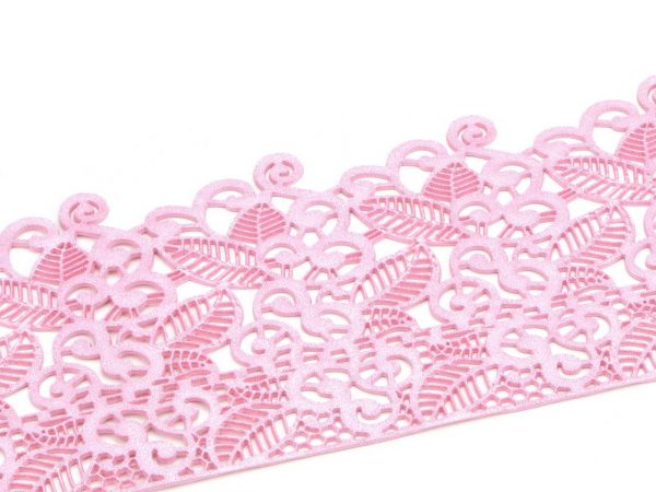 Cake Lace Essbare Tortenspitze Torte Spitze rosa