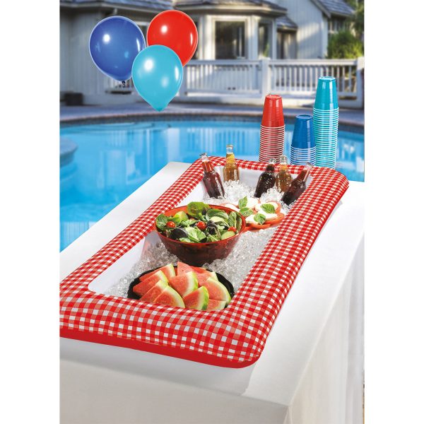 Aufblasbarer Getränkekühler Picnic Party 127x60,9x11,4 cm