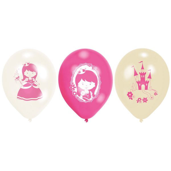 6 Latexballons My Princess 22,8 cm/9''