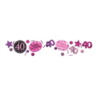 Konfetti 40 Sparkling Celebration Pink