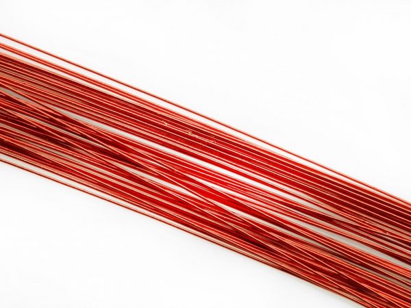 Cake-Masters Blumendraht metallic rot 20G 50 Stück