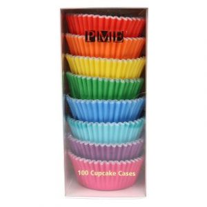 PME Backförmchen Regenbogenfarbe pk/100