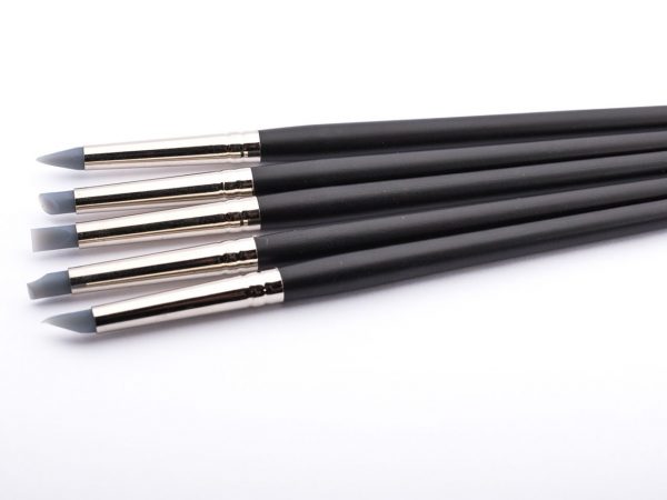 Dekofee Modellierpinsel Silikon fein 5er Set