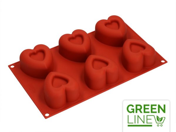 Silikomart Silikonform Herz Passion GREENLINE