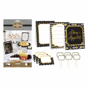 Buffet Deko-Set gold/silber