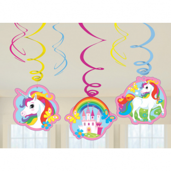 Deko-Spiralen "Einhorn"