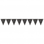Wimpelkette Sparkling Celebrations gold Happy Birthday Folie 396,2 x 21,5 cm