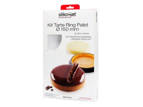 Silikomart KIT TARTE RING PALET 150mm, Ring and Mold